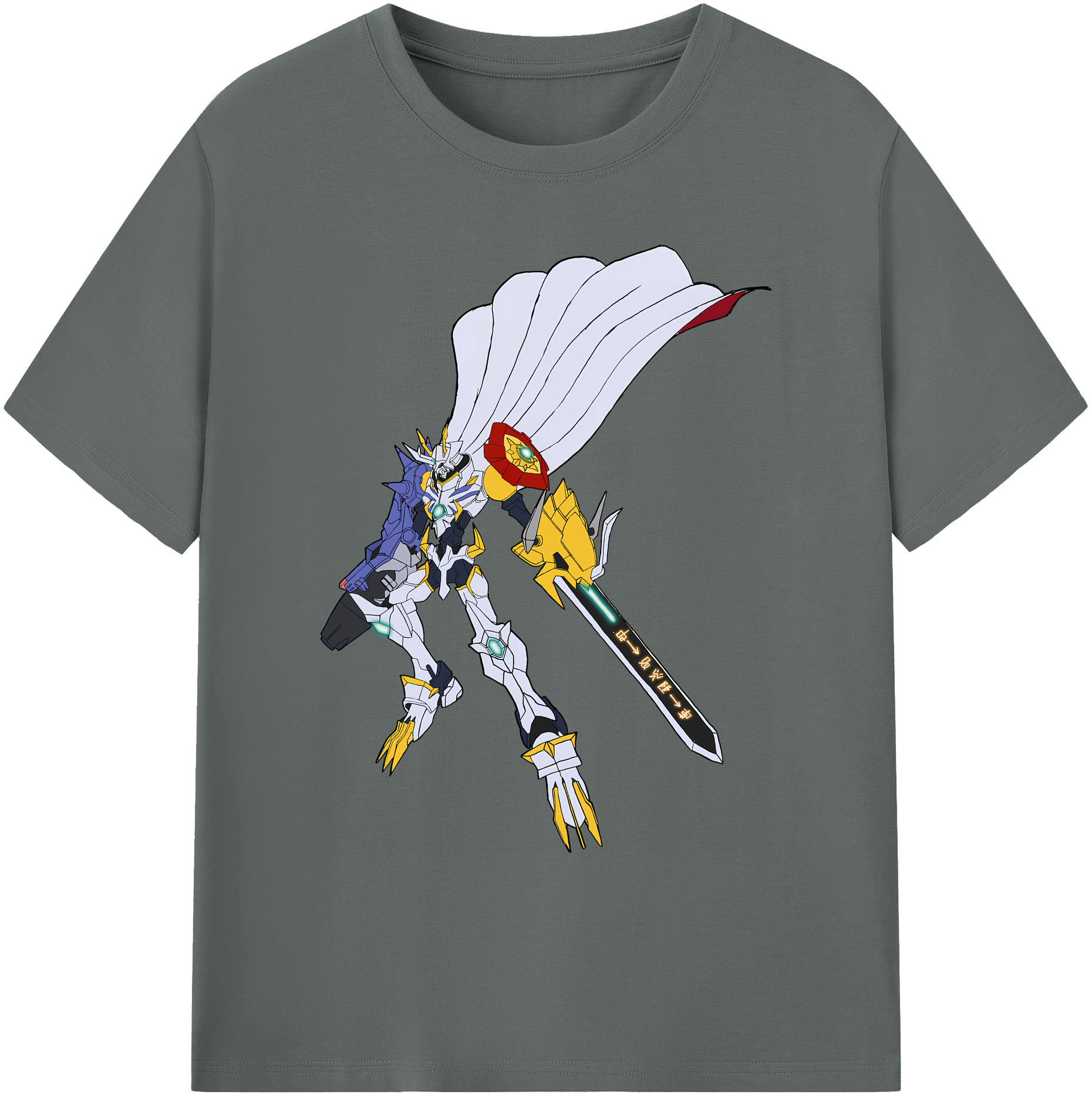 （画像用） Digimon デジタルモンスター/デジモン 綿100％ メンズ半袖Tシャツ｜肌触りやわらか＆通気性